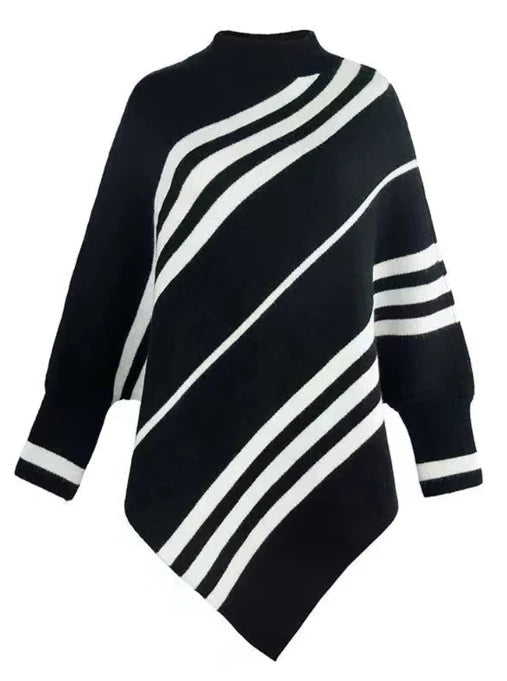 Milan Drape Poncho Sweater