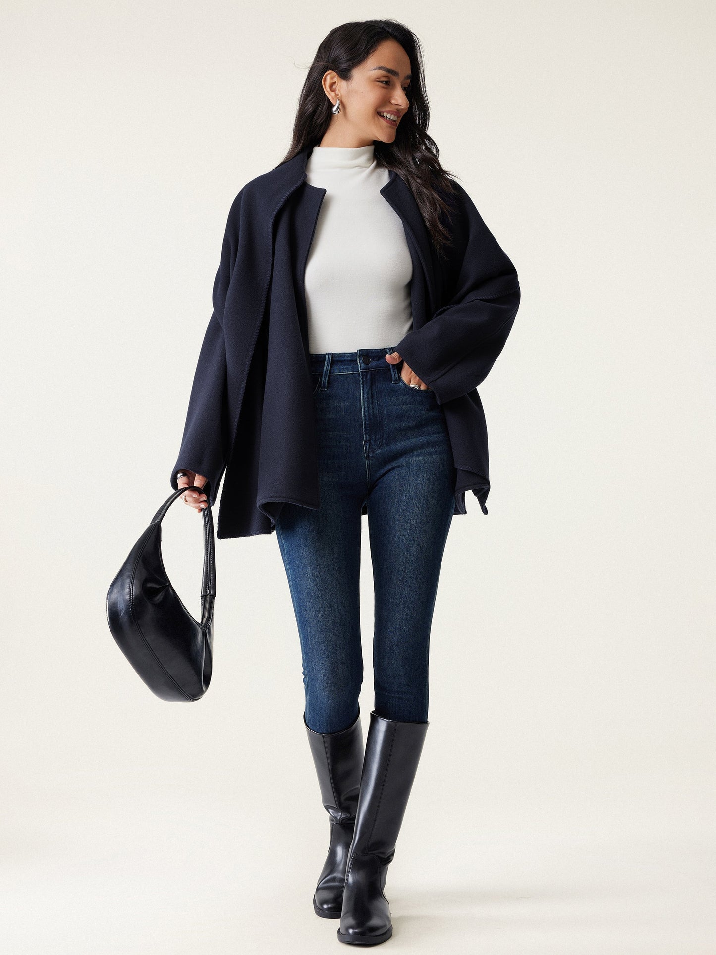 Fable - OVERSIZED COAT WITH VERSATILE STYLE