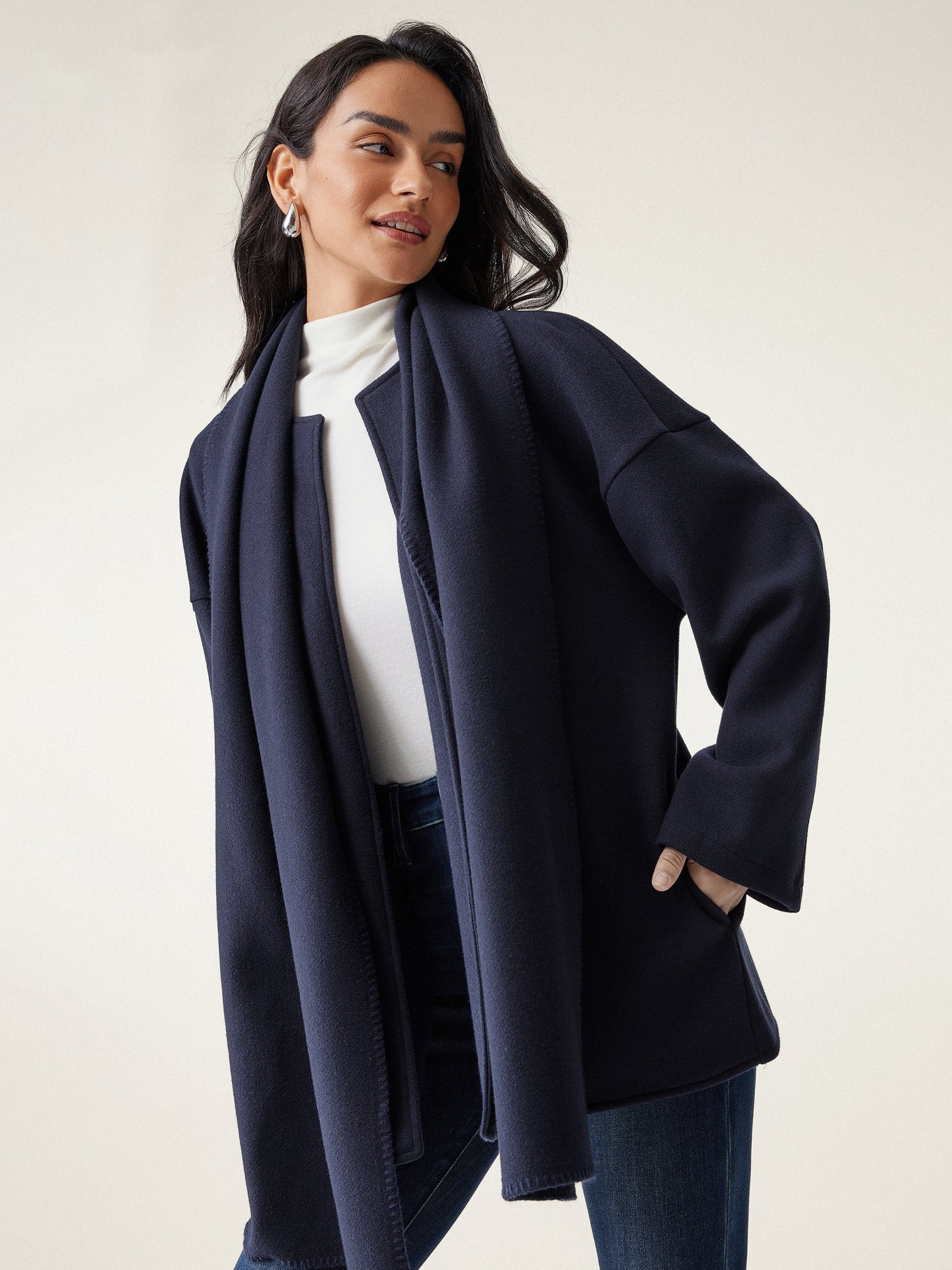 Fable - OVERSIZED COAT WITH VERSATILE STYLE