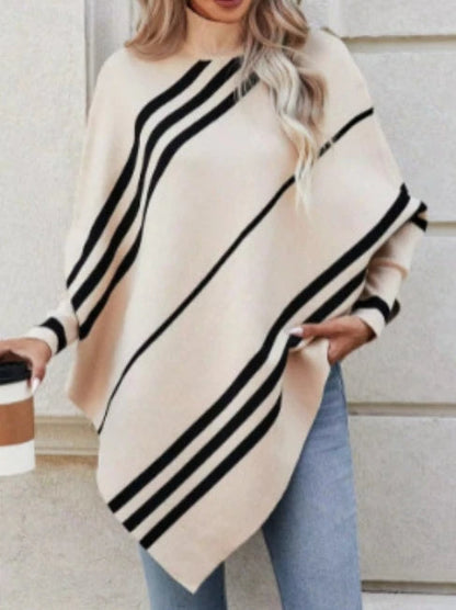 Milan Drape Poncho Sweater