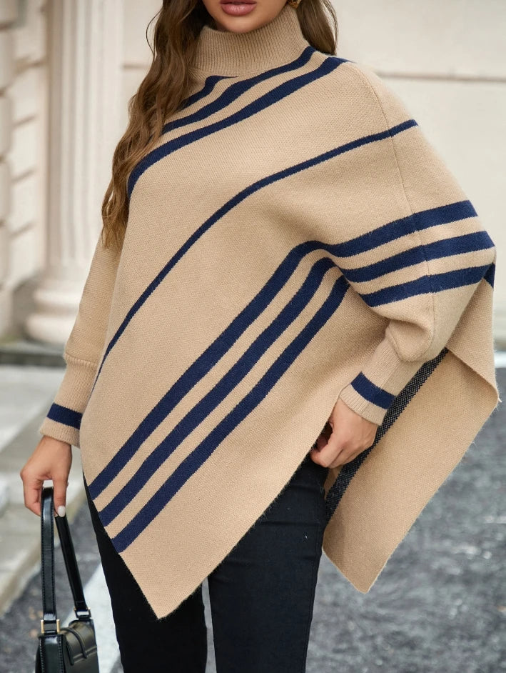 Milan Drape Poncho Sweater