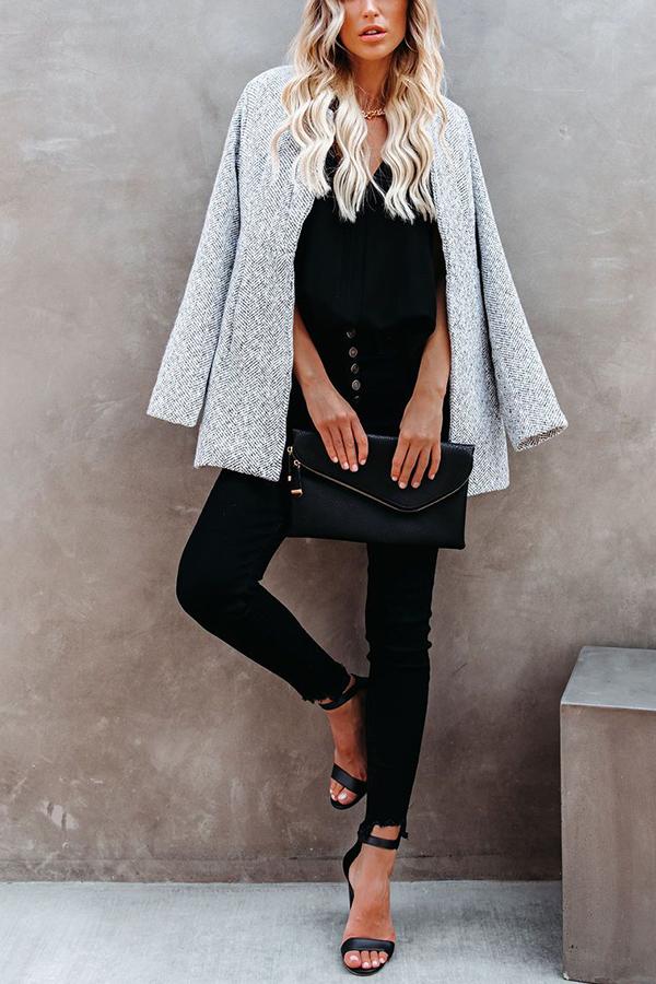 Tayshia | Pocketed Casual Coat