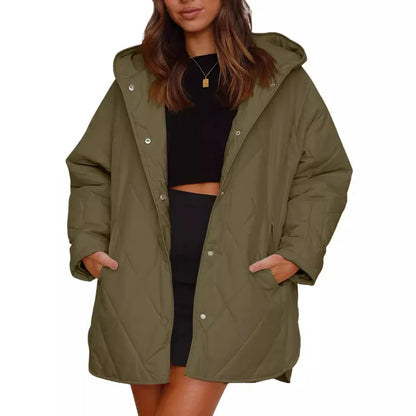 Corvaya | Oversized Hooded Winter Coat