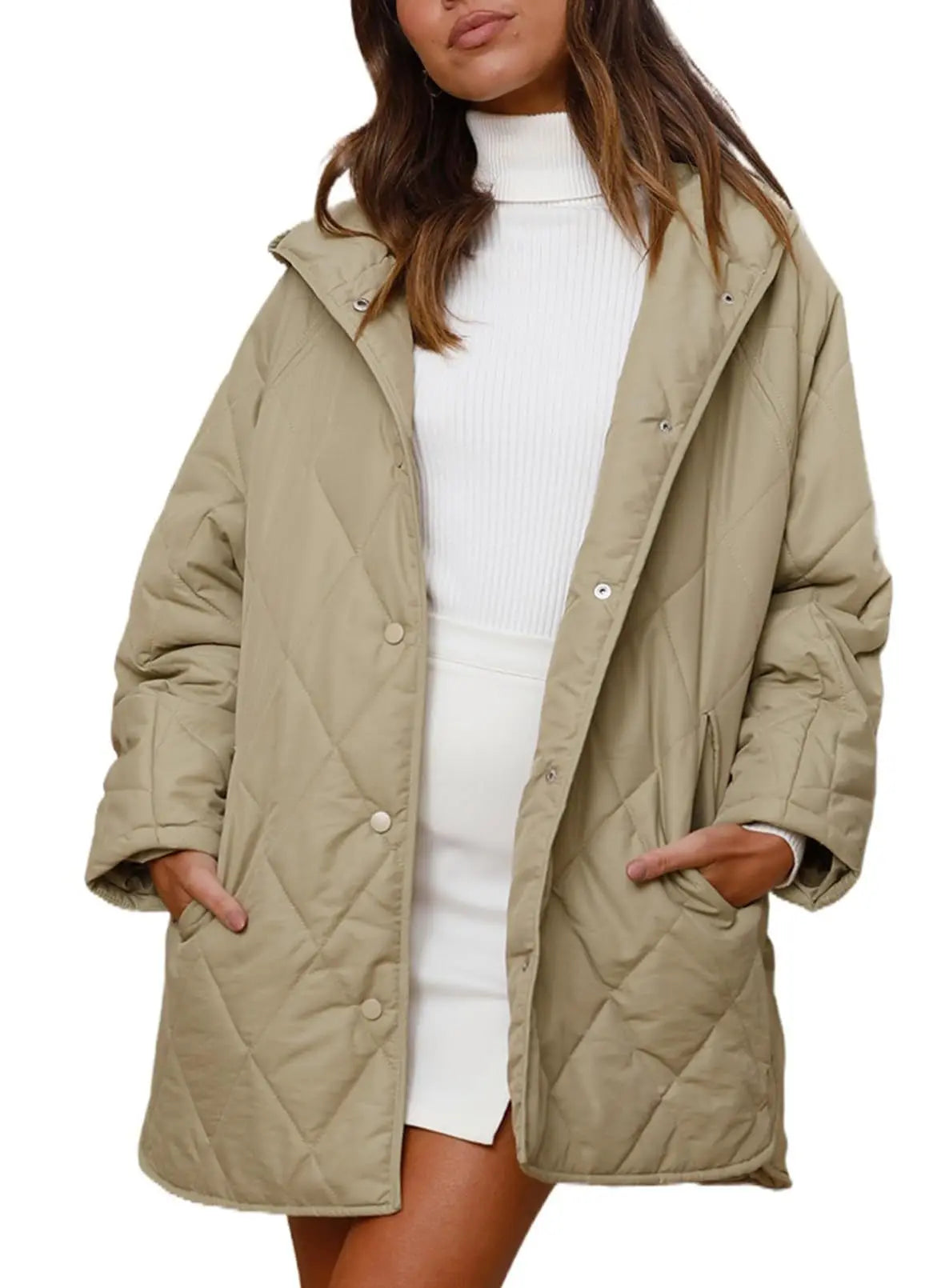 Corvaya | Oversized Hooded Winter Coat
