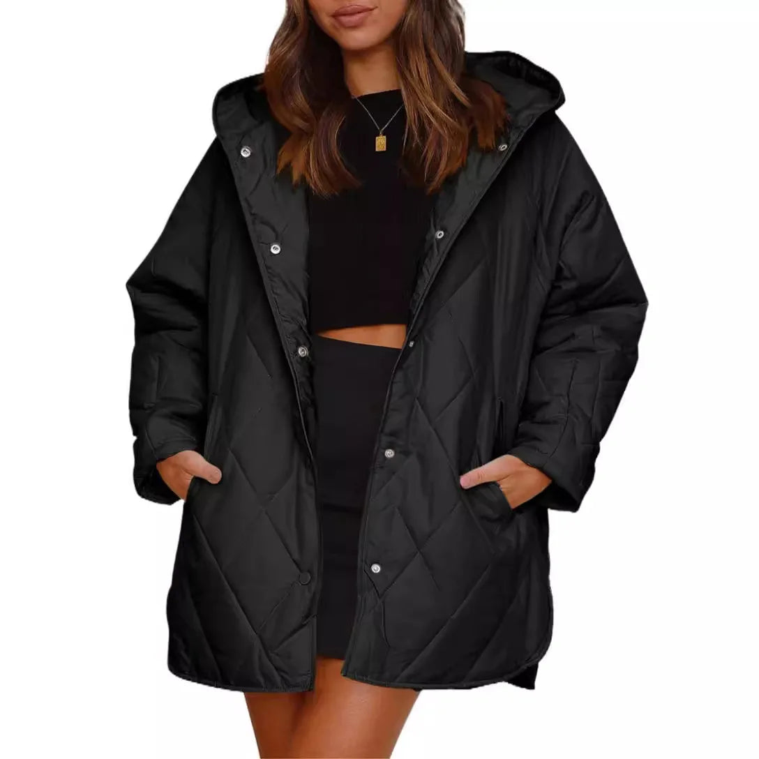 Corvaya | Oversized Hooded Winter Coat