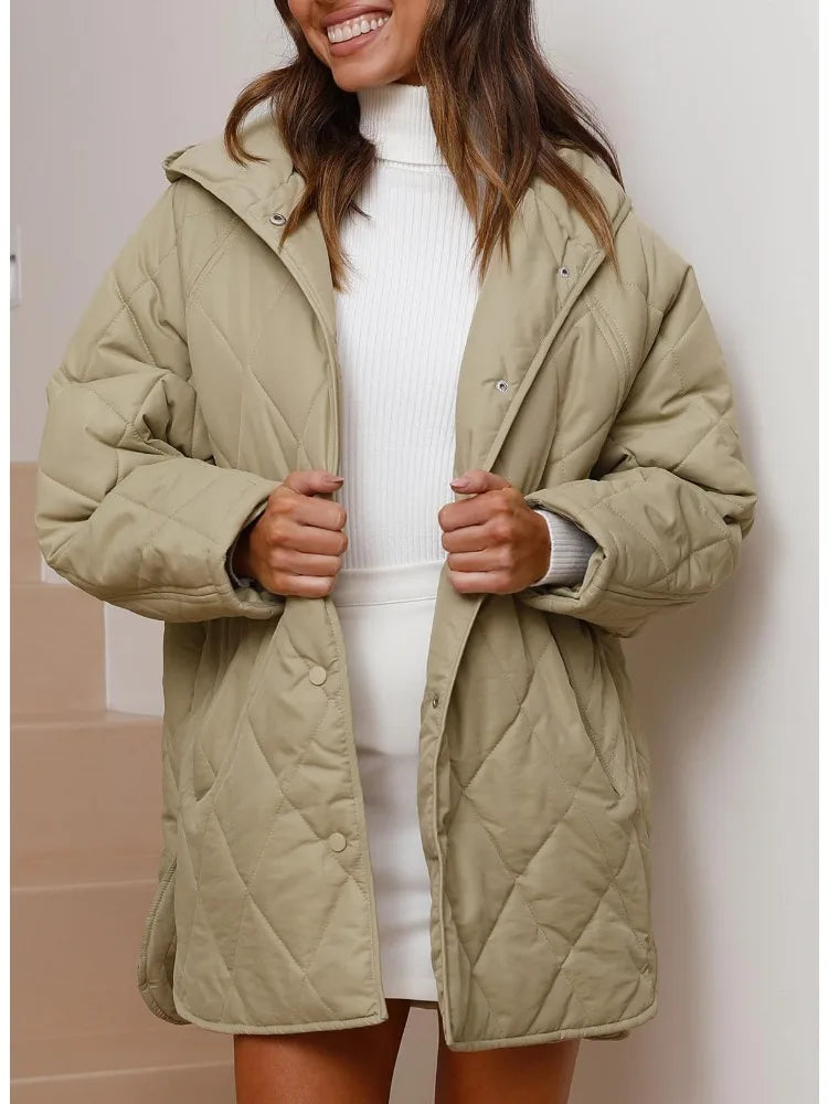 Corvaya | Oversized Hooded Winter Coat