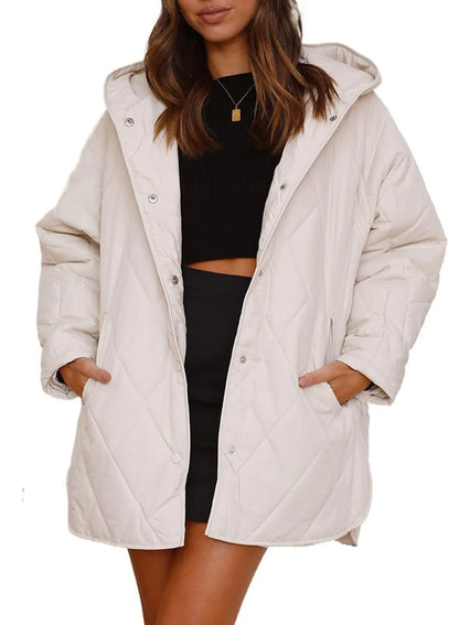 Corvaya | Oversized Hooded Winter Coat