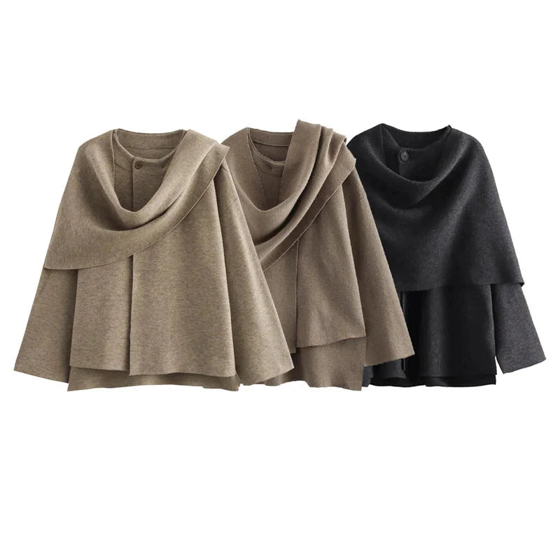EverCove Women’s Coat with Shawl