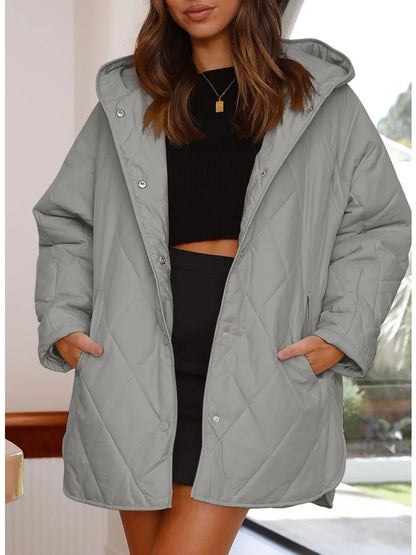 Corvaya | Oversized Hooded Winter Coat
