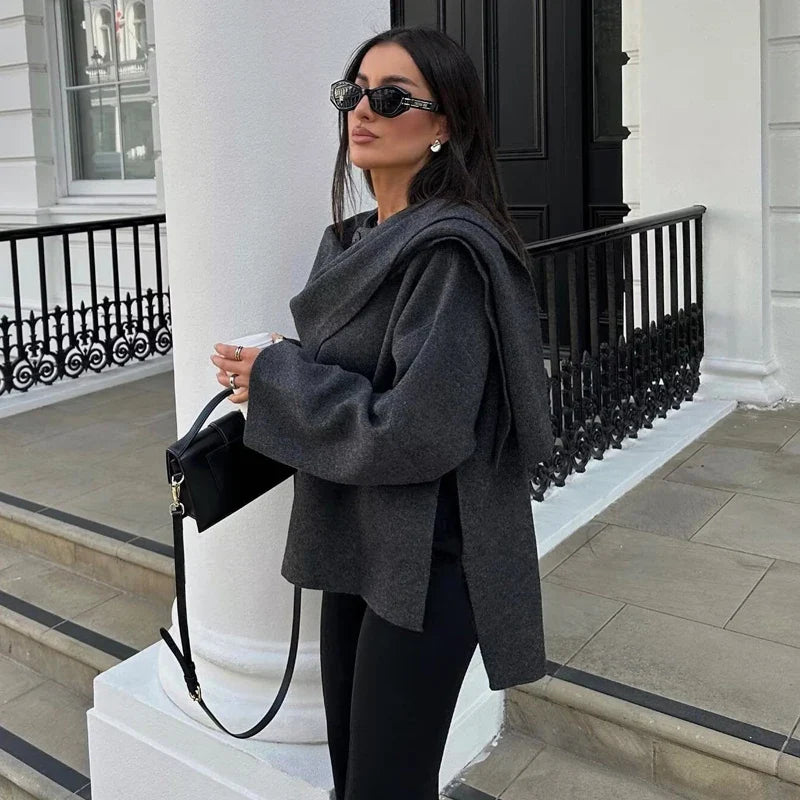 EverCove Women’s Coat with Shawl