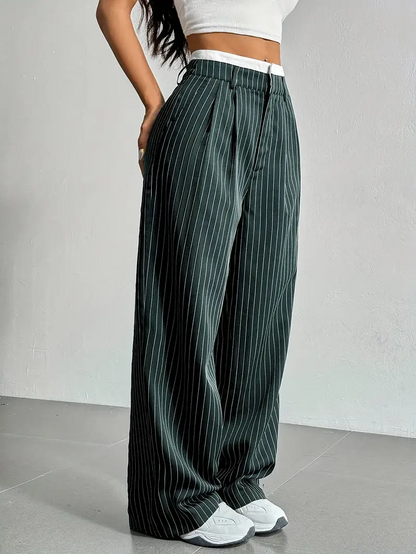 Petra Pinstripe Trouser