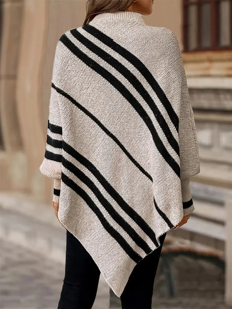 Milan Drape Poncho Sweater