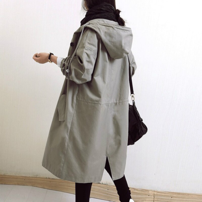 Phoebe | Hooded Trench Coat